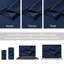100% Polyester Blackout Pencil Pleat Room Darkening 230 GSM Curtains (Set of 2)-1406793532-1406793528