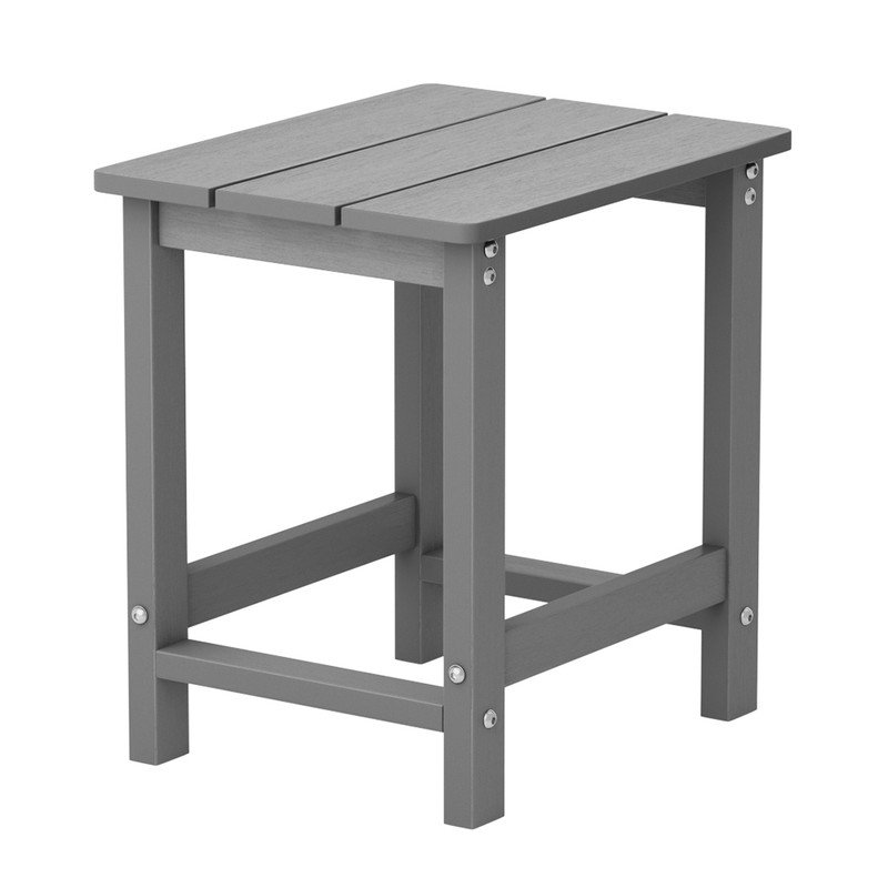 Aliah Outdoor Side Table Adirondack Tables Weather Resistant Patio Table Plastic Outdoor End Tables Highland Dunes 