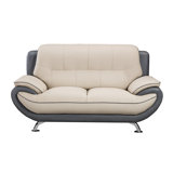 Jamelia 69'' Faux Leather Loveseat