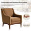 Fauteuil Arshanti avec pieds en bois massif-116133507