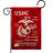 Double Sided 18.5'' H x 13'' W Polyester Flag Set