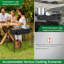 3 - Burner High Pressure Propane Outdoor Stove with Windscreen