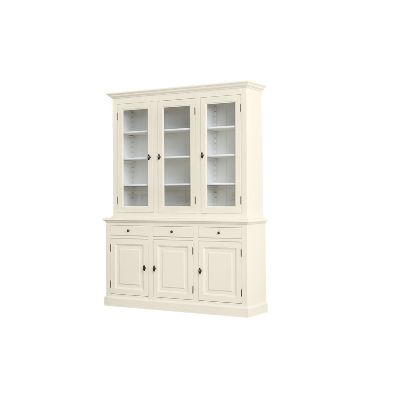 Torrens Display Cabinet, Cream/White