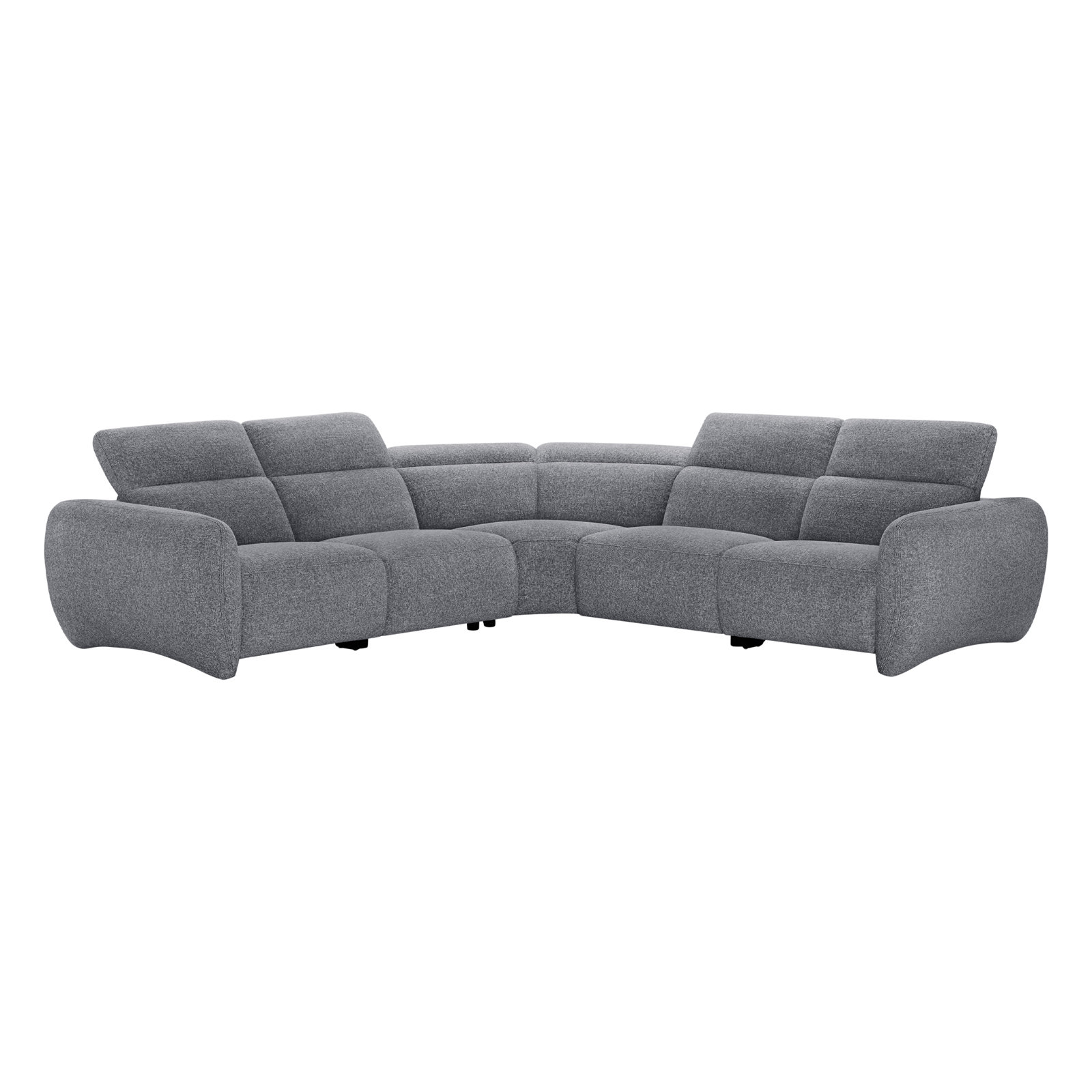 Astro Modular Sectional, Gray Polyester Blend