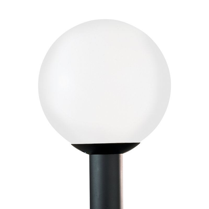One Light Outdoor Post Lantern from Generation Lighting , Black, 13" H x 12" W