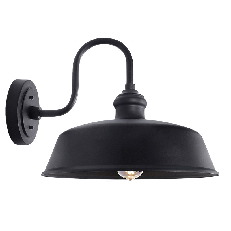  Grande applique murale 16 po pour grange et col de cygne 16 po, 13.4" H x 16" W x 18.1" D
