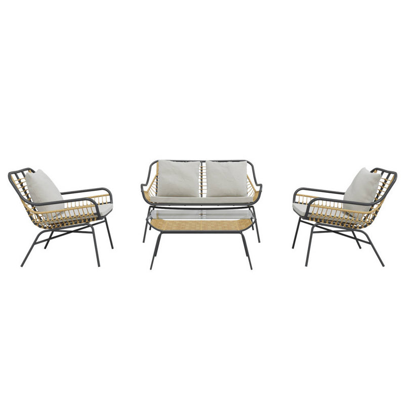 Elsfield Ratttan 4- Person Seating Group