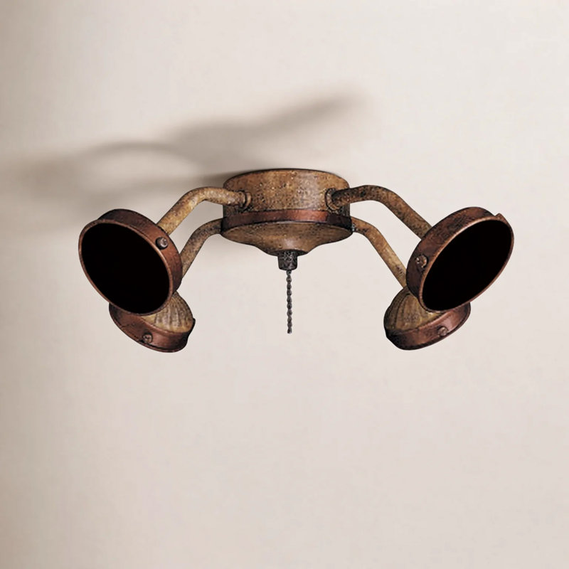 4-Light Ceiling Fan Light Fitter, Fortepierre