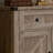 Brown Washed Wood Barn Door Storage Cabinet With Drawers, Suitable For Storage And Décor In Kitchens And Living Rooms.-1460320832