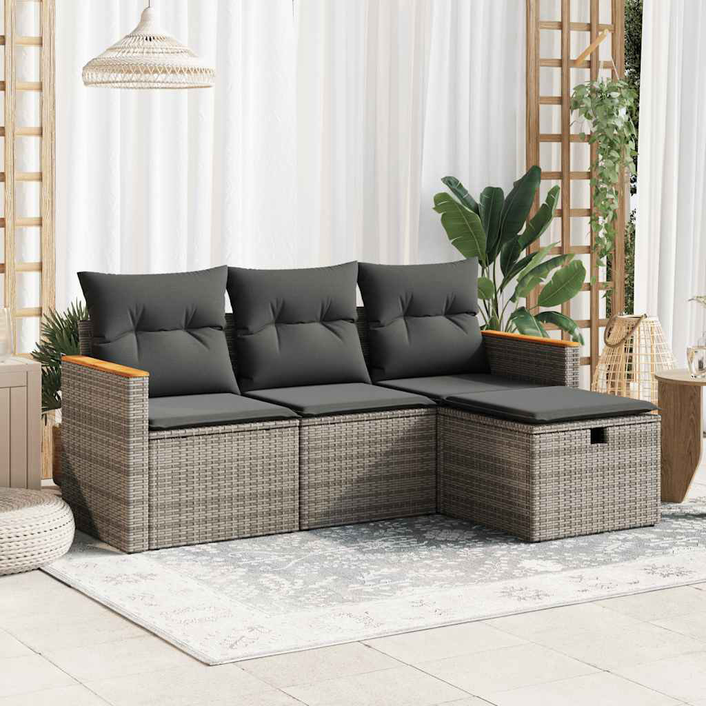 Gartensofa Rylon mit Kissen