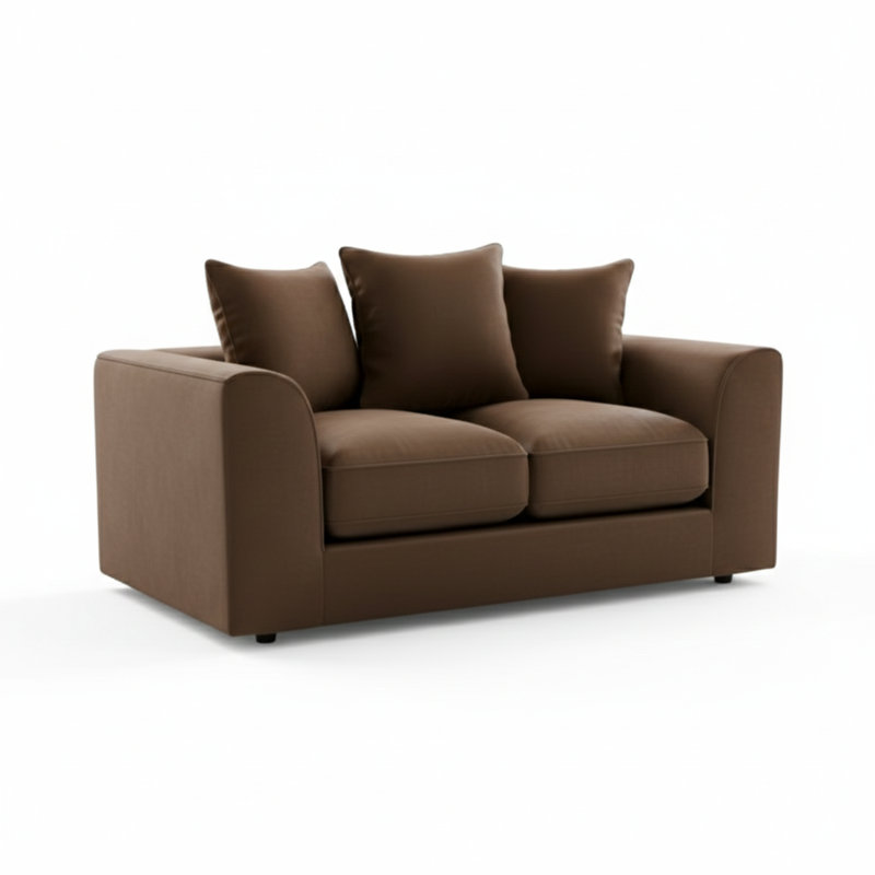 2 Seater Sofa, Brown