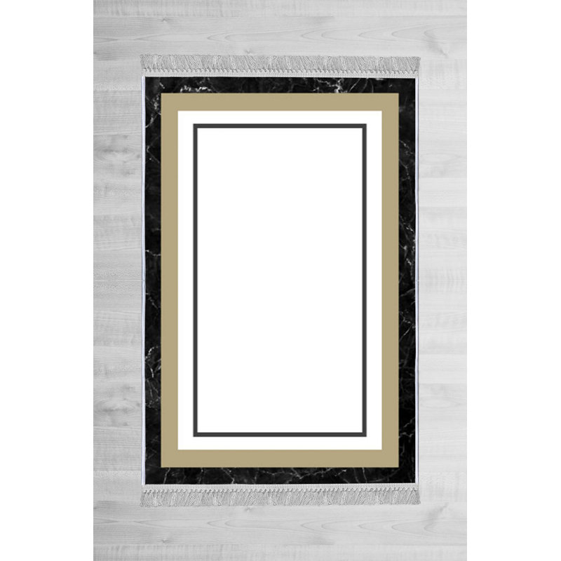 Luxurious Velvet Area Rug (4.6 x 7.2 ft), 100% Antibacterial Fabric, Non-Slip Cotton Backing, Pile Height: 0.4 in | Machine Washable, 3D Digital Print Design | Perfect for Living Room & Bedroom Decor, Soft & Durable