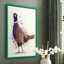 Pheasant Splash 6 Framed Print - Solid Wood-2000546194-2000546193