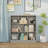 3-Layer Wooden Lattice Bookcase