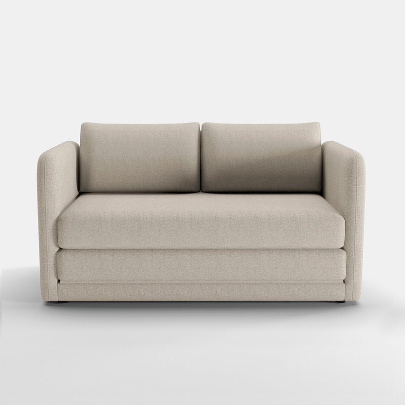 Upholstered 53'' Sofa, Mustard
