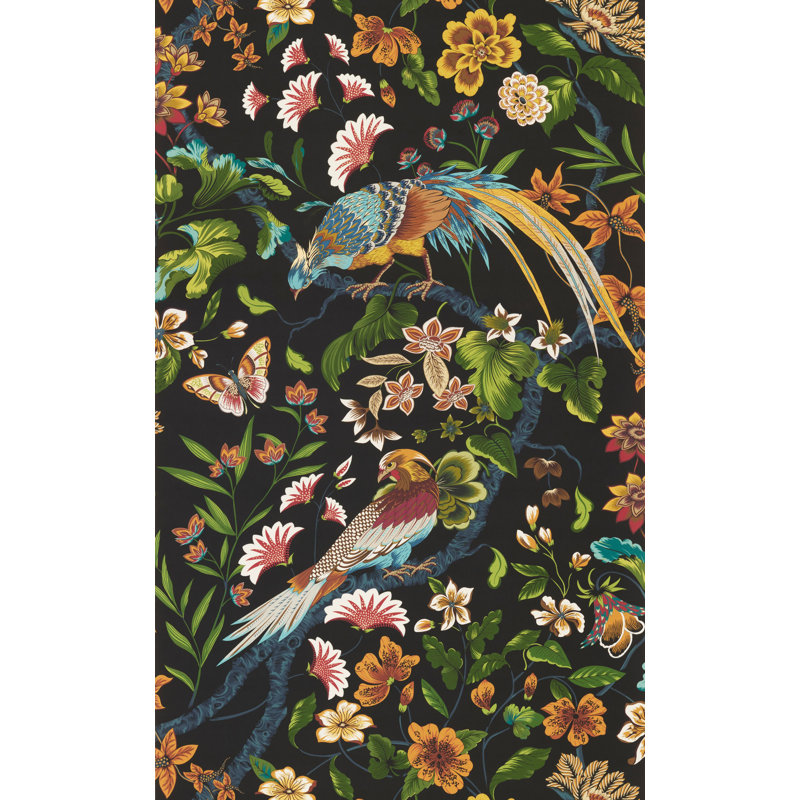 BOTANY BAY - WALLCOVERING, Black Ruby