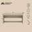 Novara 60" Contemporary 2-Drawer Writing Desk in Whitewashed Oak-1648618059
