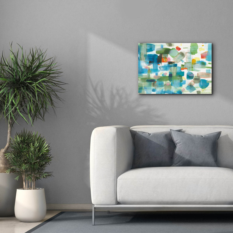 «Life Of Color 2» par Danhui Nai, art mural sur toile, H 18 po x l 26 po
