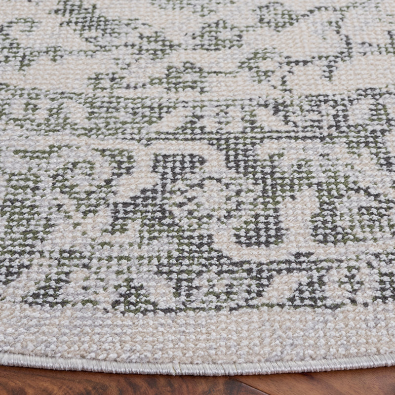 Harrison 402 Performance Oriental Rug, Round 6'7"