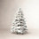 Frosted Pre-Lit Pine Christmas Tree