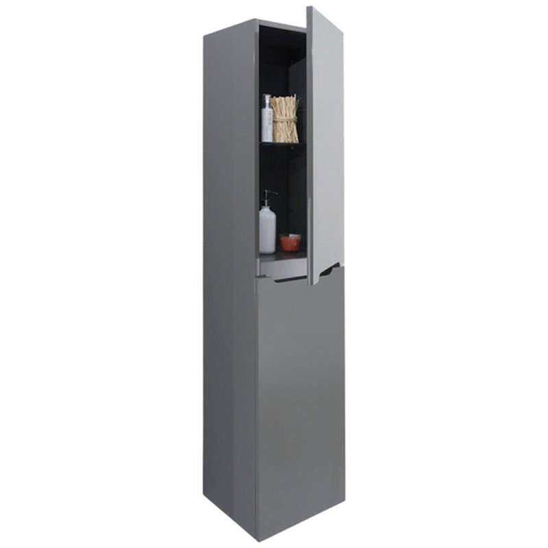 Ensemble de meuble-lavabo de salle de bain simple fixé au mur 40 po avec miroir Kattie