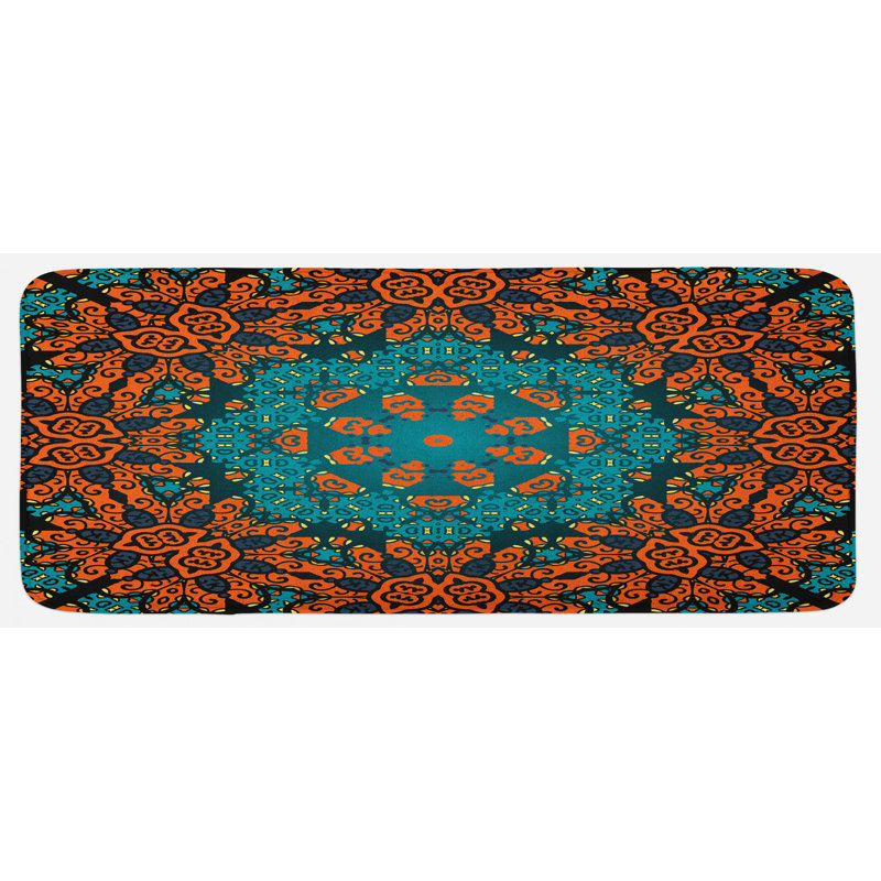 Rustic Polyester Kitchen Mat
