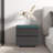 Astorga 19.7" Nightstand with 16-Color LED Lighting, High Gloss Finish-903121003