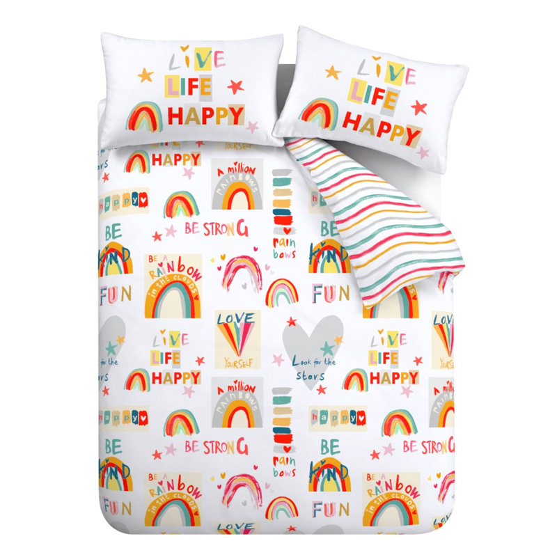 Multicolour 132 TC, Double - 2 Standard Pillowcases