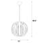 Lustre en forme de globe Samanthalee
