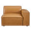 Fauteuil modulaire en cuir Vegan Normant