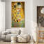 «Famous Artwork The Kiss» par Gustav Klimt, reproduction d'art sur toile-93101859-119402584-122056285
