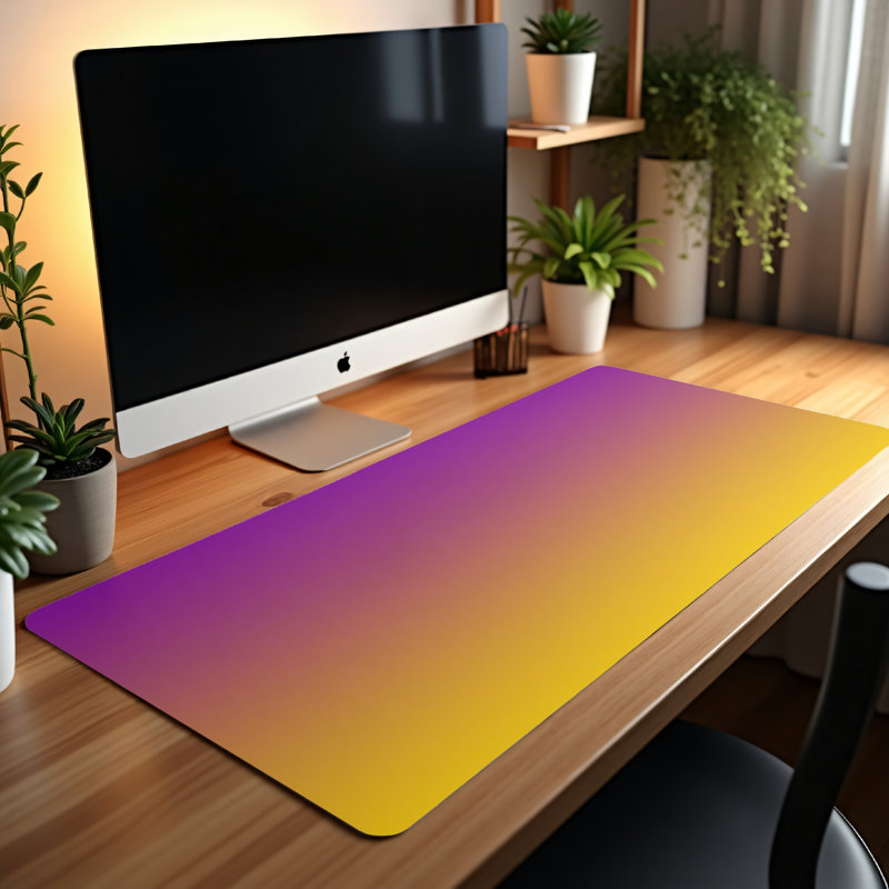 Polyester Desk Pad, 31.5x15.5