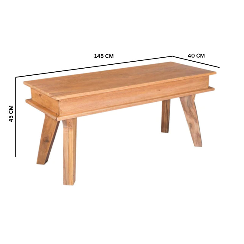 Johanna Solid Wood Bench