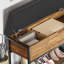 Ahzari Faux Leather Upholstered Storage Bench