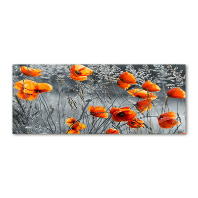 Field Poppies - Wrapped Canvas Print