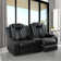 Tanzi 73.5"  Power Recliner with middle Console,LED Lighting Loveseat
