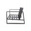 Table double moderne et table, Yb15052, coussins bruns, aluminium, option d'ameublement avec cadre rectangulaire en aluminium beige café, article de style contemporain