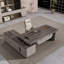 Bureau en L 86,61 po Modern Luxury Brown-129688529