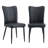 Keasya 18.3" H Faux Leather Upholstered Modern Dining Chairs-31309523-30660781