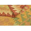Tapis en laine rouge 2 pi 5 po x 4 pi 6 po one-of-kind à la main noué la new age Elland