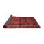 Tapis traditionnel rouge / brun / beige Kachinsky-197207091