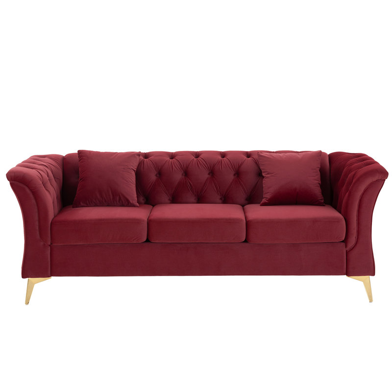 Causeuse Dominyc, Rouge