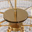 Whistler 36" 6-Lights Luxury Large Tiered Round Clear Glass Gold Chandelier(Bulbs Included)-1999081328-1999081343