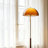 Retro Floor Lamp Simple Design LED Floor Lamp Double‑Layer Acrylic Shade Pull Chain & Foot Switch