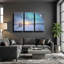 « Lovely Lovely Night » de Kirk Reinert, triptyque mural, 152 x 102 cm-1076412125