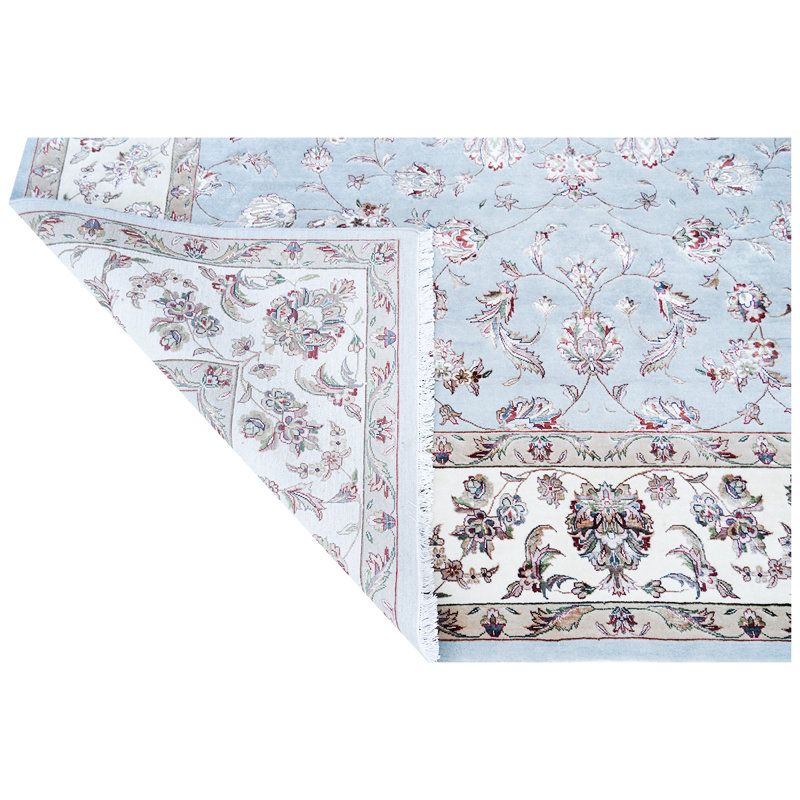 Walton Oriental Area Rug in Light Green/Cream/Beige, Runner 2'8" x 17'11"