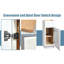 Armoire de salle de bain et de buanderie blanche en bois massif à une porte, tiroirs, facile à assembler, peu encombrante, efficace: l 12 po x l 34,5 po x P 24 po