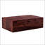 Table basse en bois aggloméré noyer