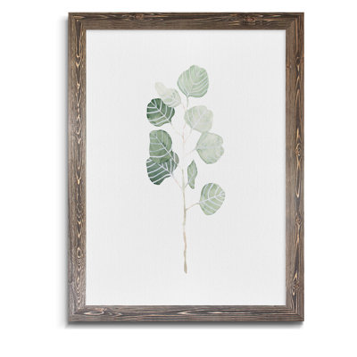 Reproduction d’art sur toile encadrée d’eucalyptus doux