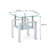 Square End Table With Storage
